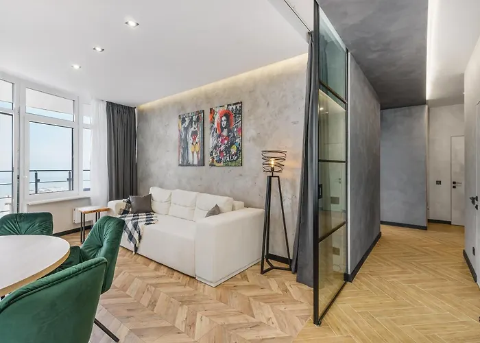 Pearl 45 Fantastic Design Sea View Apartman